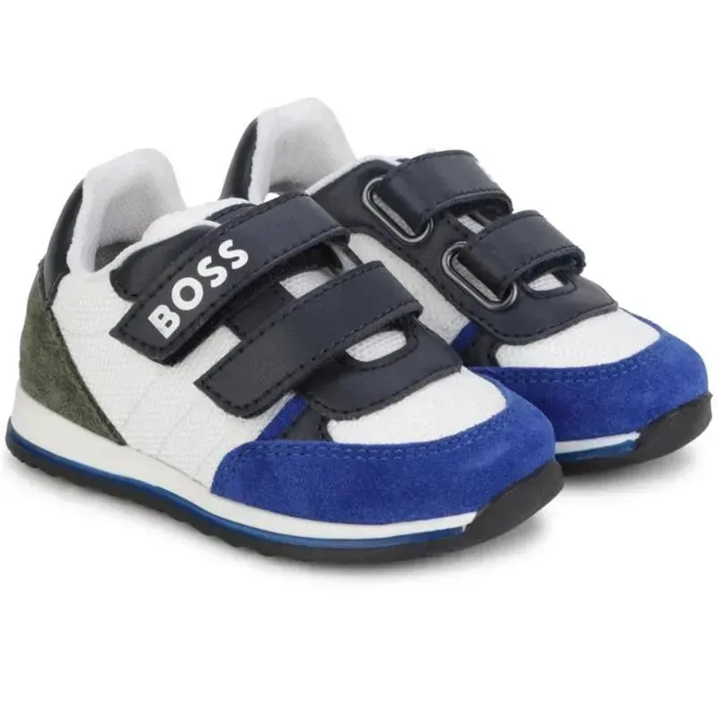 Hugo Boss Baby - Boy Suede Sneakers, White
