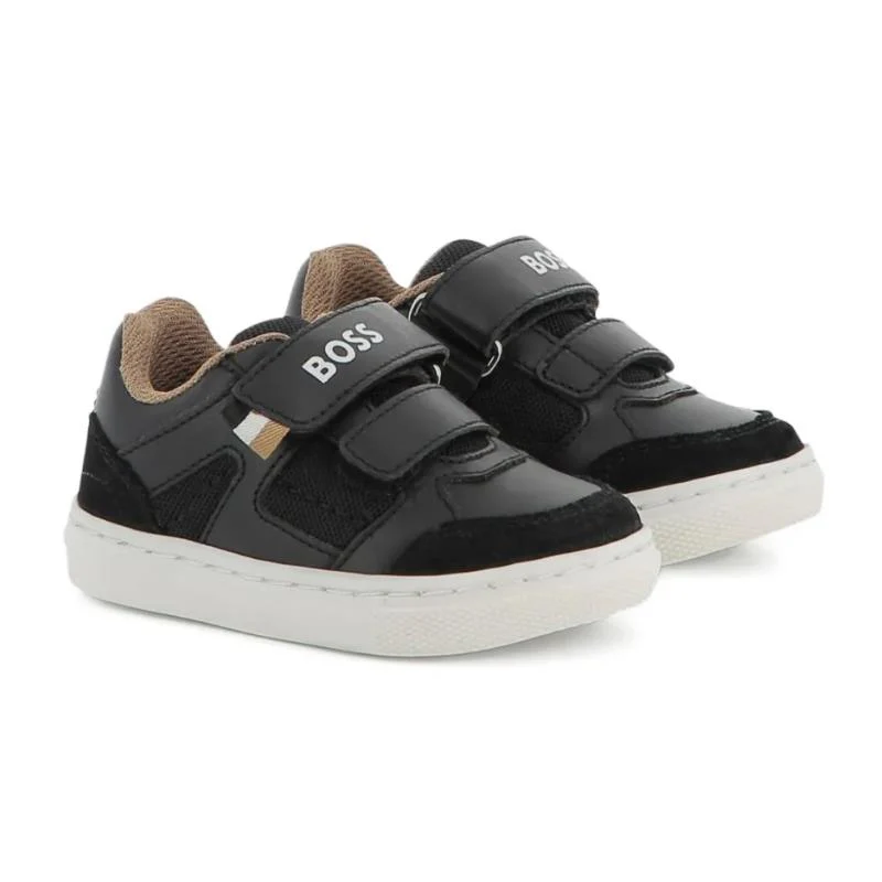 Hugo Boss Baby - Boy Trainers Sneaker, Black