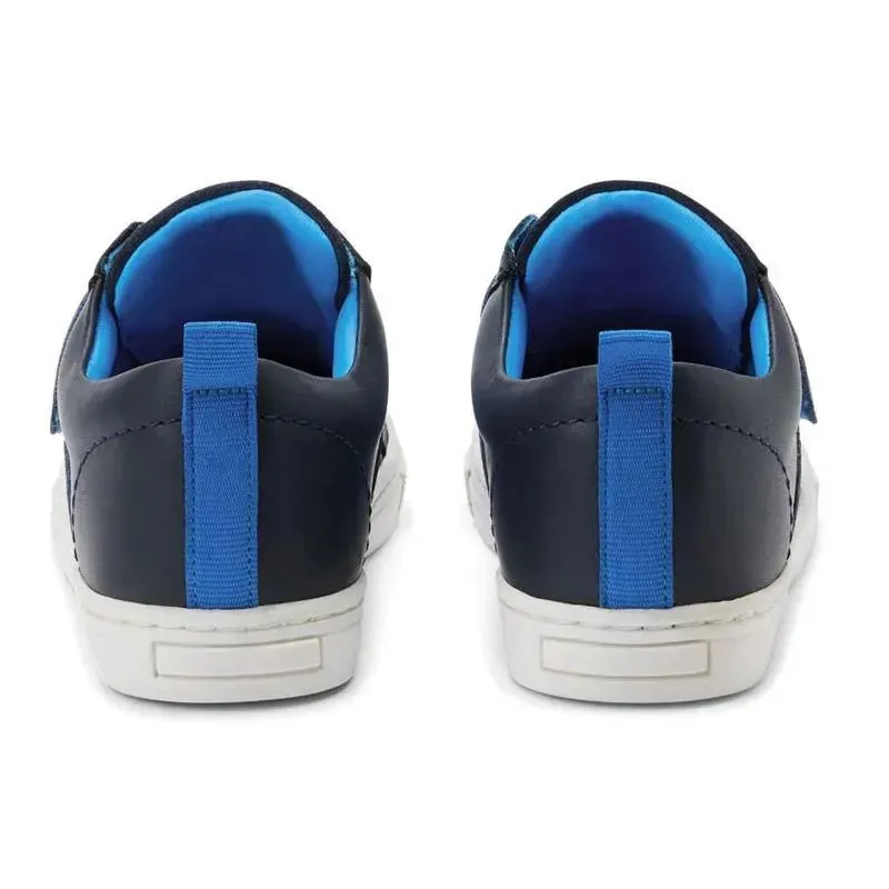 Hugo Boss Baby - Boys Navy Velcro Logo Trainers - Image 2