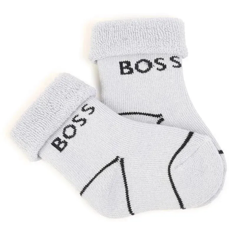 Hugo Boss Baby - Boys Socks, Navy - Image 2