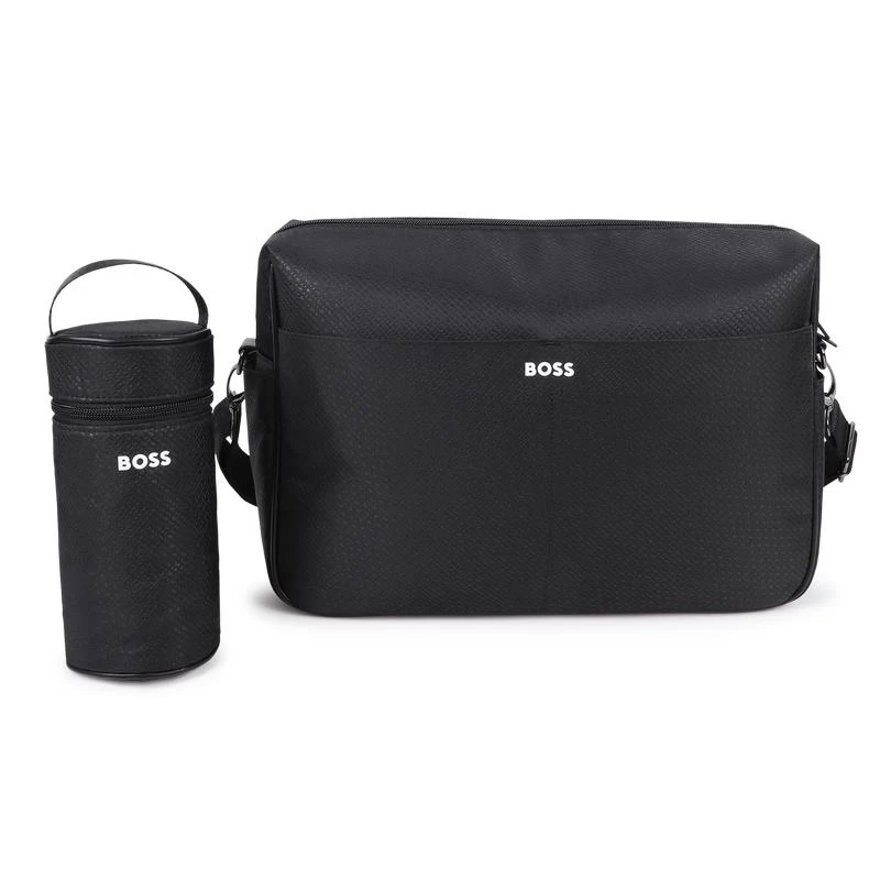 Hugo Boss Baby - Changing Bag In Embossed Black