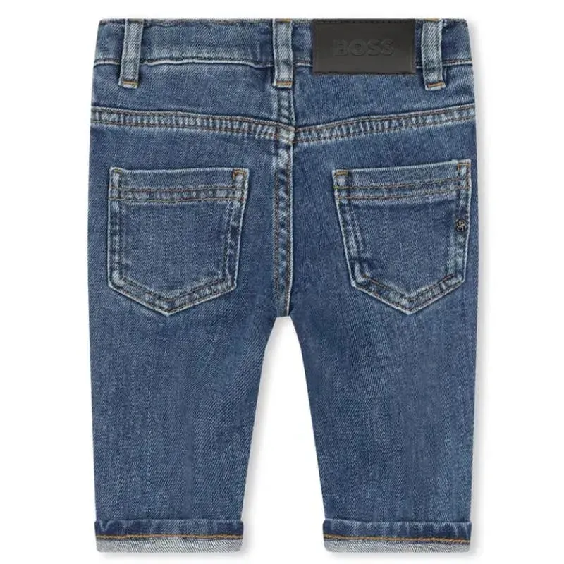 Hugo Boss Baby - Cotton Rich Jeans, Denim - Image 2