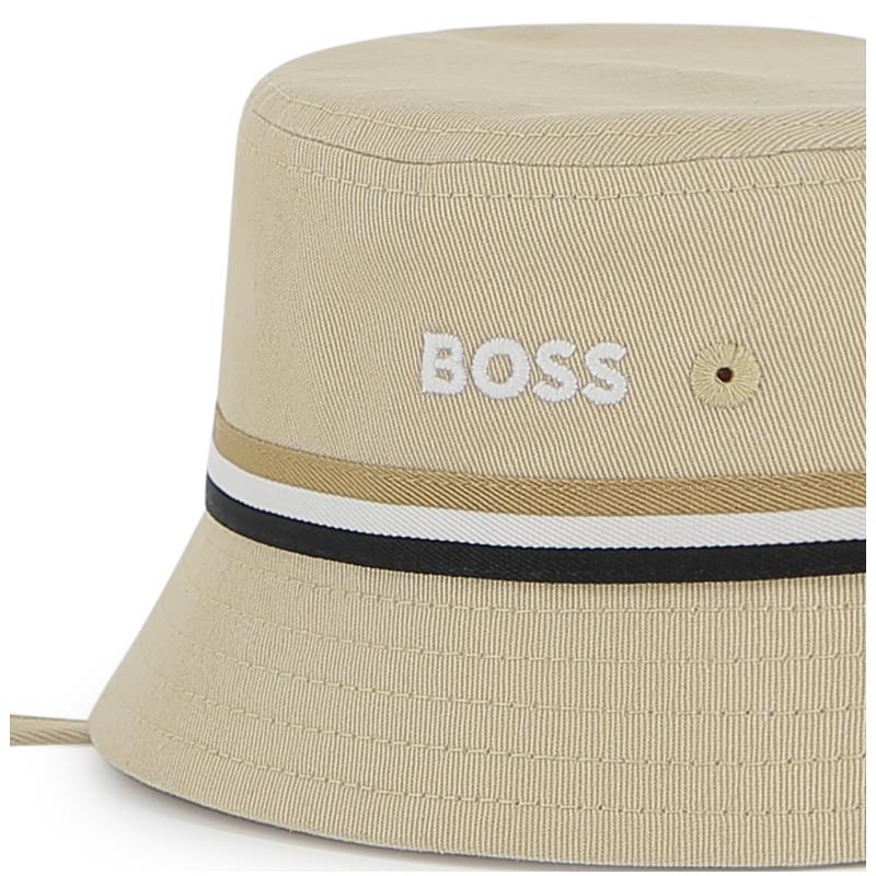 Hugo Boss Baby - FISHERMAN's HAT WITH FASTENERS Stone - Image 3