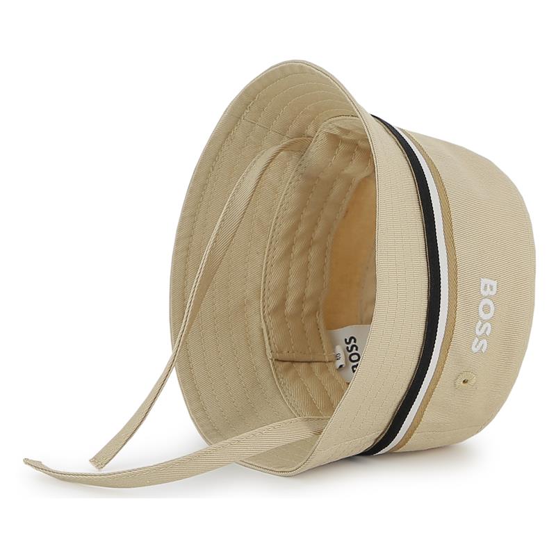 Hugo Boss Baby - FISHERMAN's HAT WITH FASTENERS Stone - Image 4