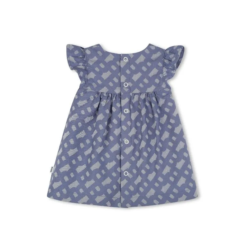Hugo Boss Baby - Girl Dress & Bloomer, Blue - Image 4
