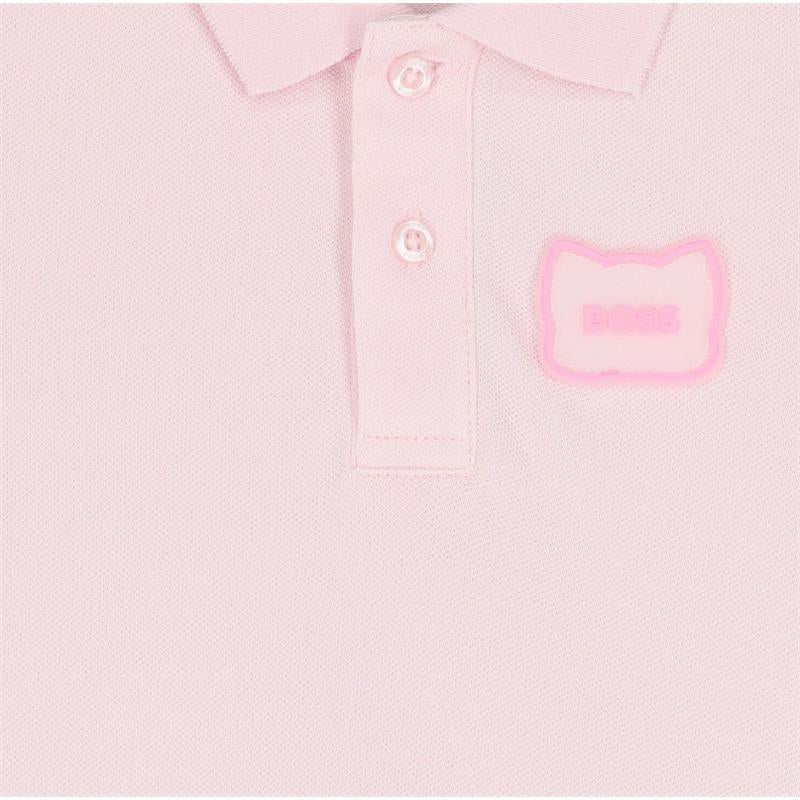 Hugo Boss Baby - Girl Dress In Organic Cotton, Light Pink - Image 3