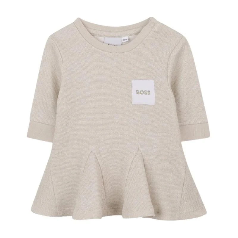 Hugo Boss Baby - Girl Peplum Top & Ribbed Leggings Set - Image 3