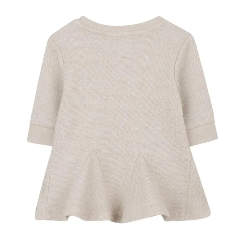 Hugo Boss Baby - Girl Peplum Top & Ribbed Leggings Set - Image 4