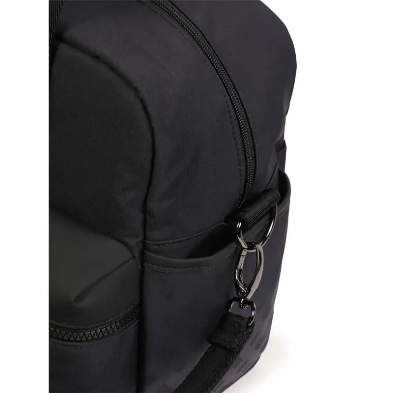 Hugo Boss Baby - Logo Patch Changing Diaper Bag Black - Image 3