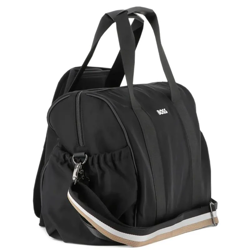 Hugo Boss Baby - Logo-Print Changing Bag, Black - Image 3