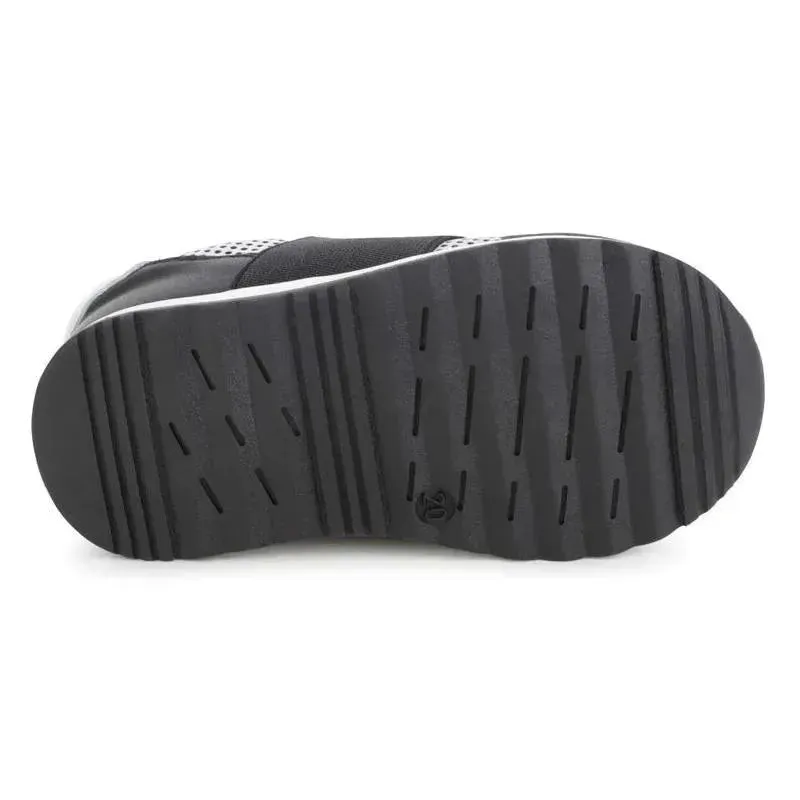 Hugo Boss Baby - Mesh Logo Sneaker Trainers, Black - Image 3