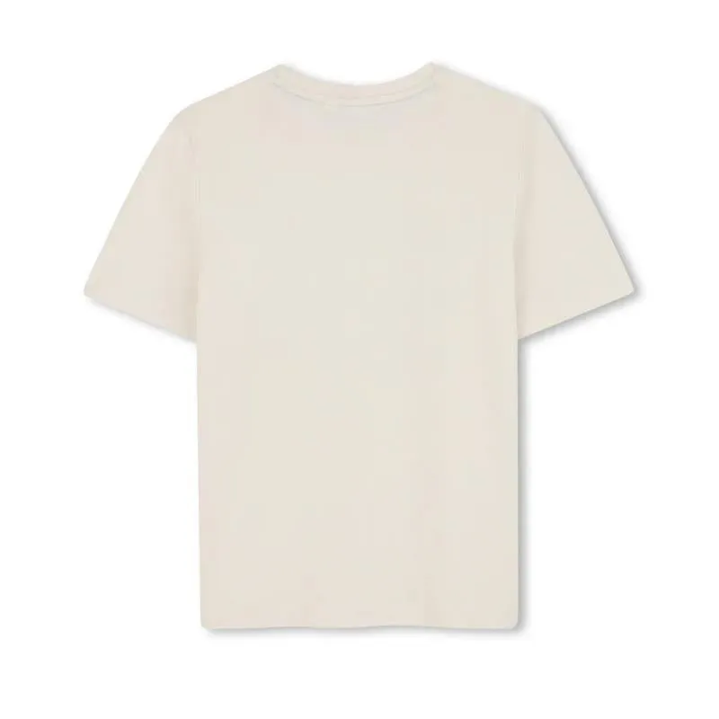 Hugo Boss Baby - Multi Logo Short Sleeve Tshirt White & Beige - Image 2
