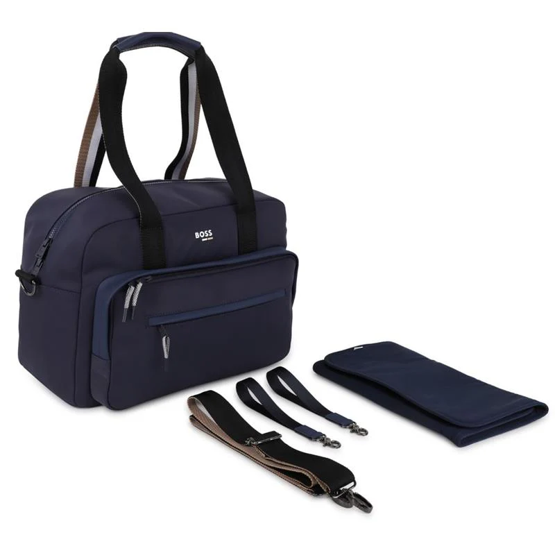 Hugo Boss Baby - Navy Blue Logo Baby Changing Bag