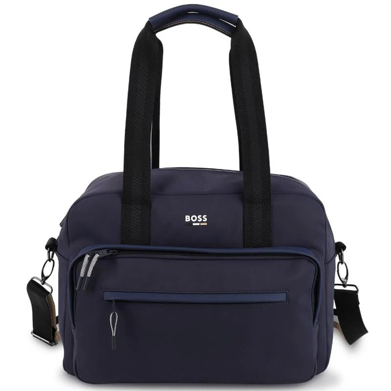 Hugo Boss Baby - Navy Blue Logo Baby Changing Bag - Image 2