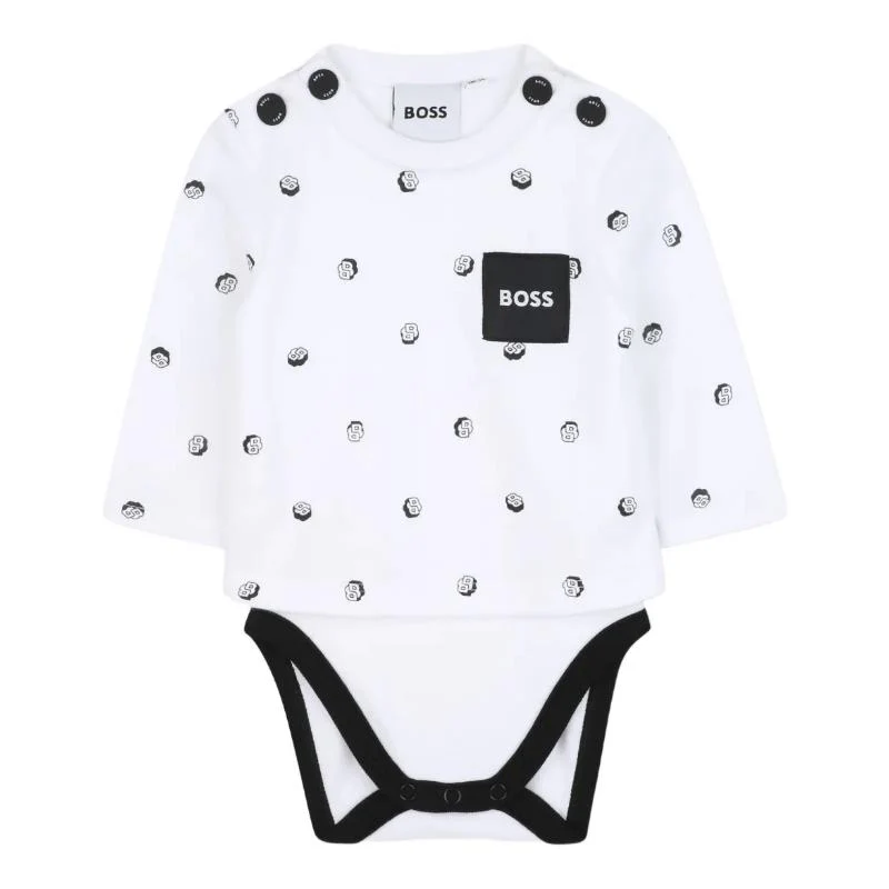 Hugo Boss Baby - Neutral Body-Tee-Shirt, White - Image 3