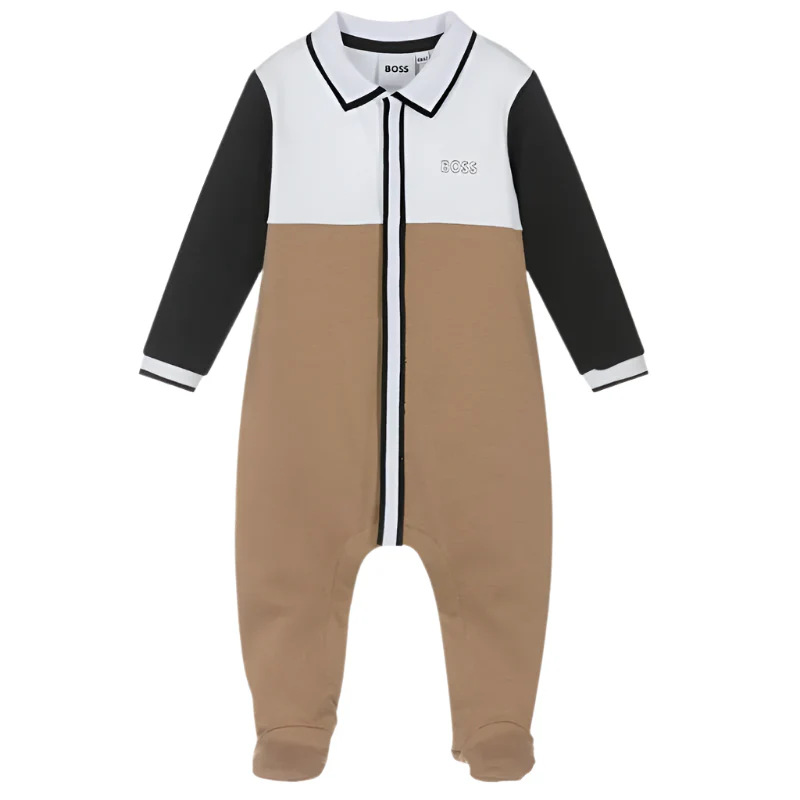 Hugo Boss Baby - Polo Footie Cookie, 1M