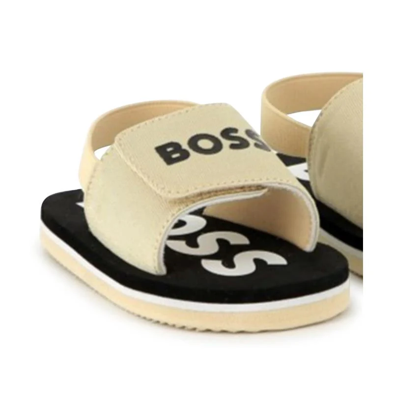 Hugo Boss Baby - Sandals Beige With Boss Logo - Image 2