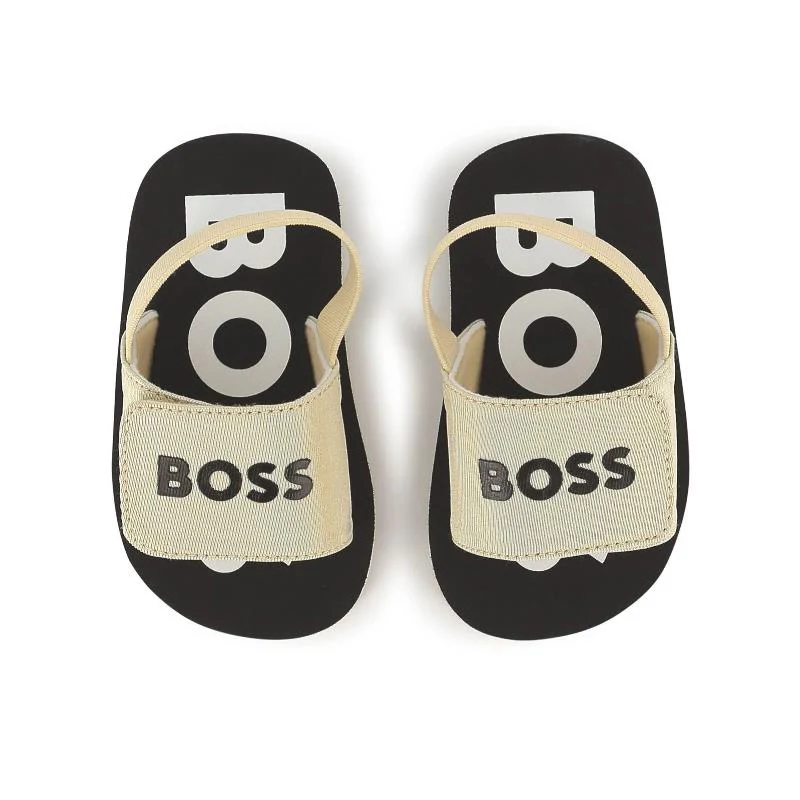 Hugo Boss Baby - Sandals Beige With Boss Logo - Image 4