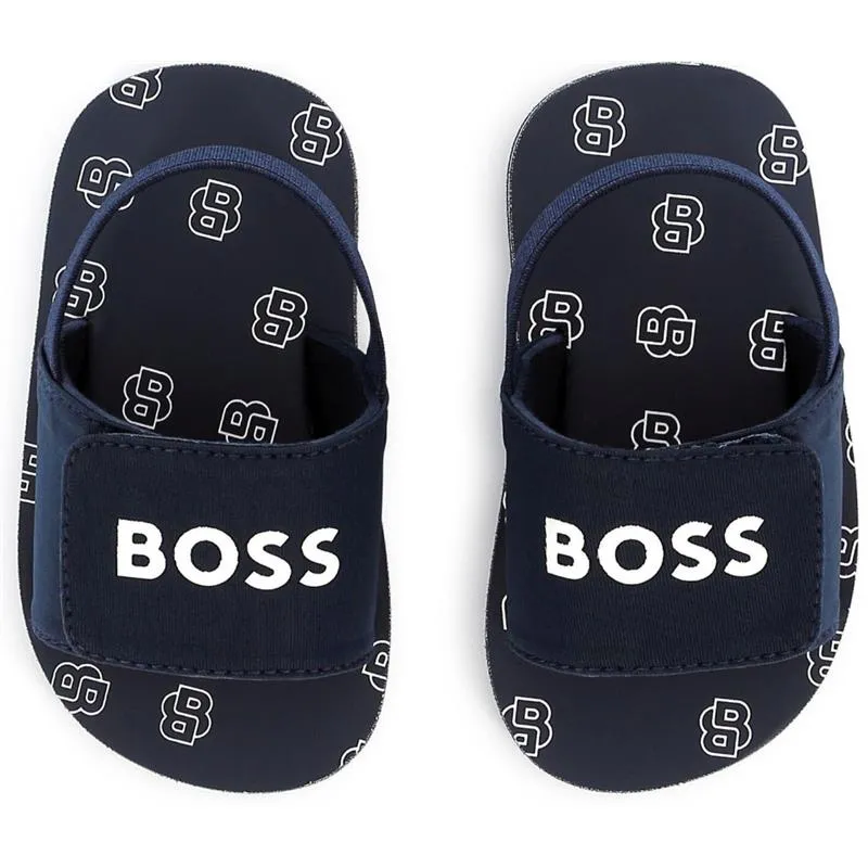 Hugo Boss Baby - Sandals Navy With Boss Logo - Image 2