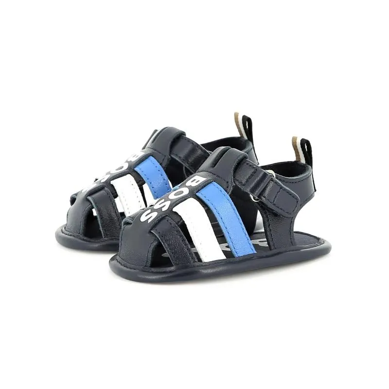 Hugo Boss Baby - Sandals Navy With Boss Logo - Image 3