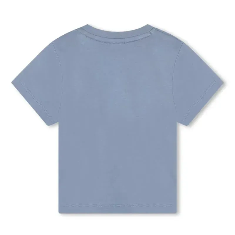Hugo Boss Baby - Short Sleeve Basic Logo Tee, Grey - Image 2