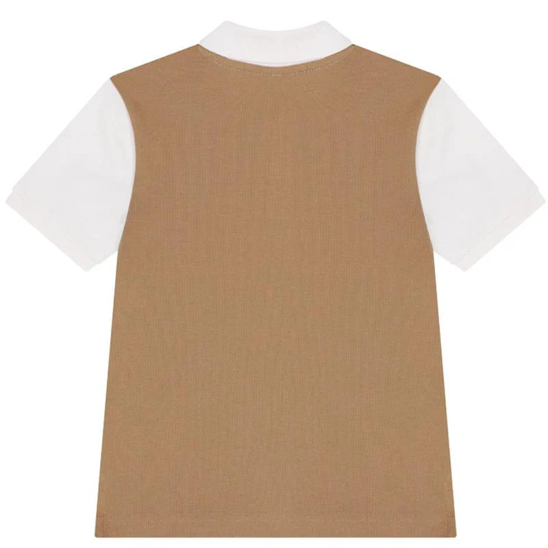 Hugo Boss Baby - Short Sleeve Polo Beige 04A - Image 3