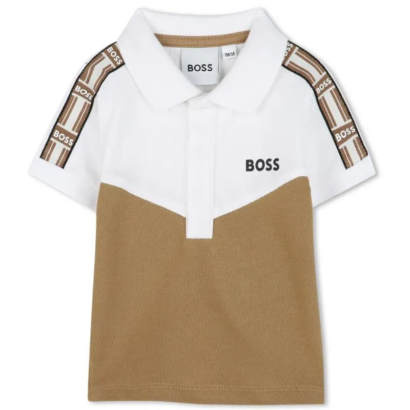 Hugo Boss Baby - Short Sleeve Polo Beige - Image 2