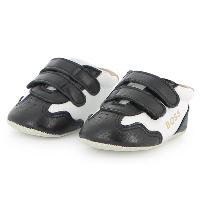 Hugo Boss Baby - Soft Slippers In Sheep Leather Black - Image 2