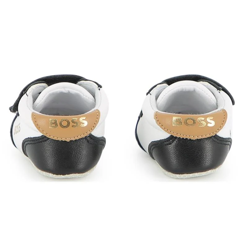 Hugo Boss Baby - Soft Slippers In Sheep Leather Black - Image 3