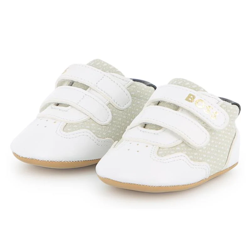 Hugo Boss Baby - Soft Slippers In Sheep Leather White - Image 2