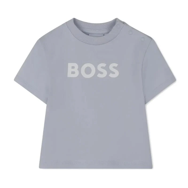 Hugo Boss Baby T-Shirt And Shorts Set, Stone - Image 3
