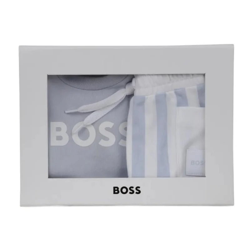 Hugo Boss Baby T-Shirt And Shorts Set, Stone - Image 4