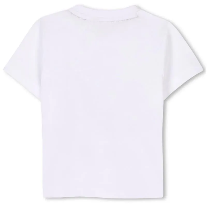 Hugo Boss Baby - Unisex Short Sleeves Tee-Shirt, White - Image 2