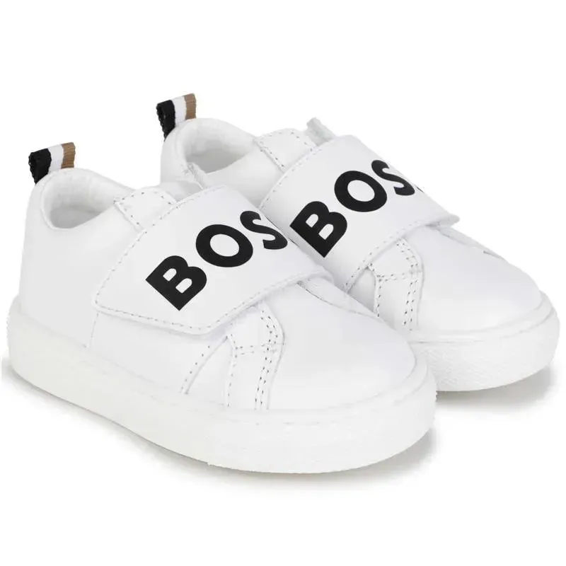 Hugo Boss Baby - Velcro Low Sneakers, White