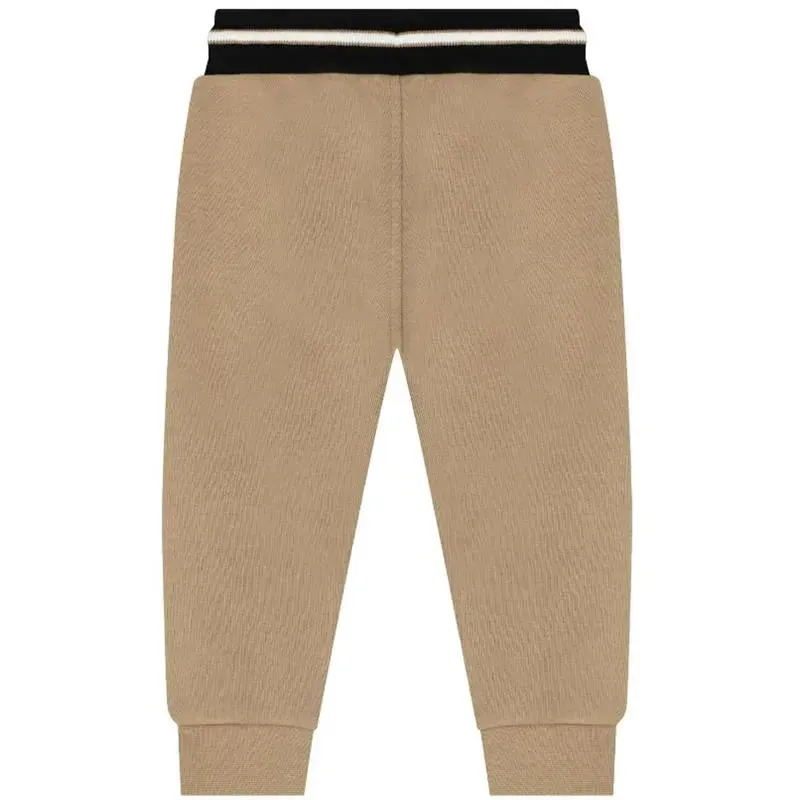 Hugo Boss Baby - Younger Boys Beige Logo Joggers - Image 2