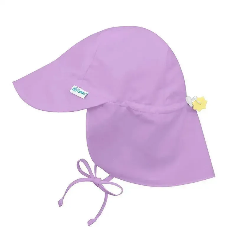 I Play Flap Sun Protection Hat - Lavender