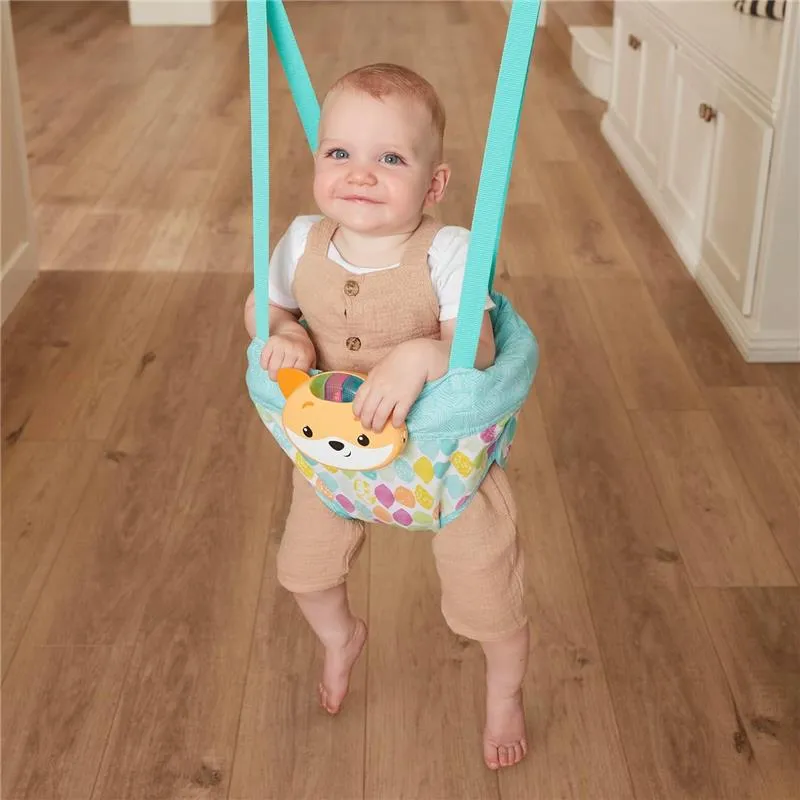 Infantino - 2-In-1 Music & Lights Doorway Jumper, Fox - Image 8
