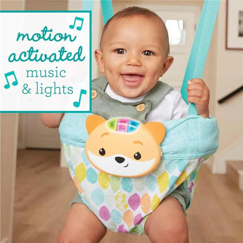 Infantino - 2-In-1 Music & Lights Doorway Jumper, Fox - Image 9