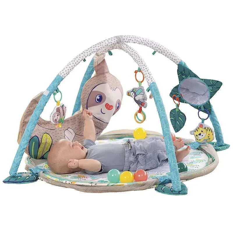 Infantino - 4-In-1 Jumbo Baby Activity Gym & Ball Pit - Sloth - Image 2