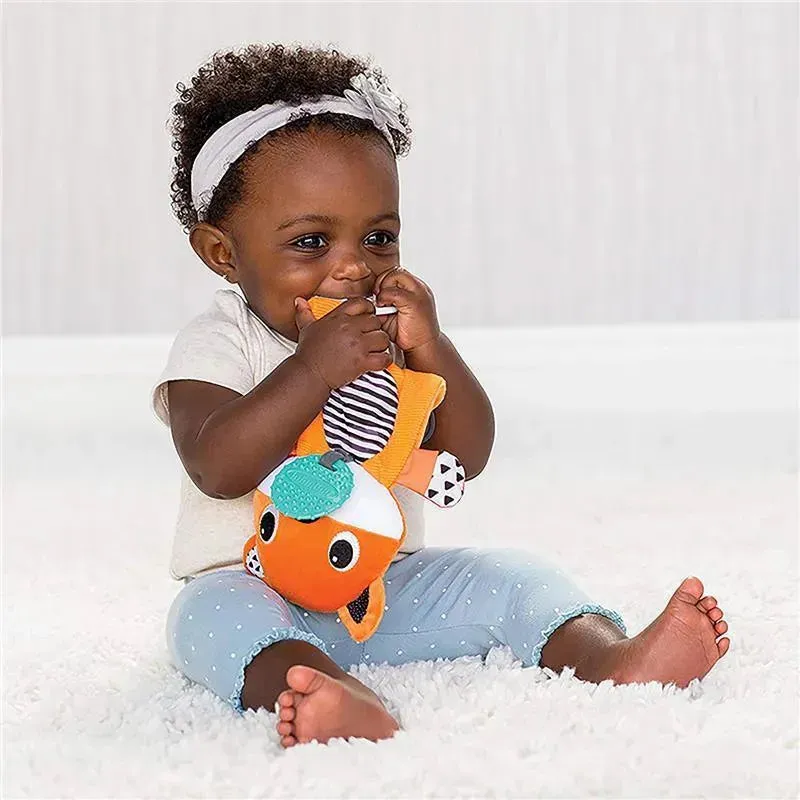 Infantino Cuddly Teether - Fox - Image 3
