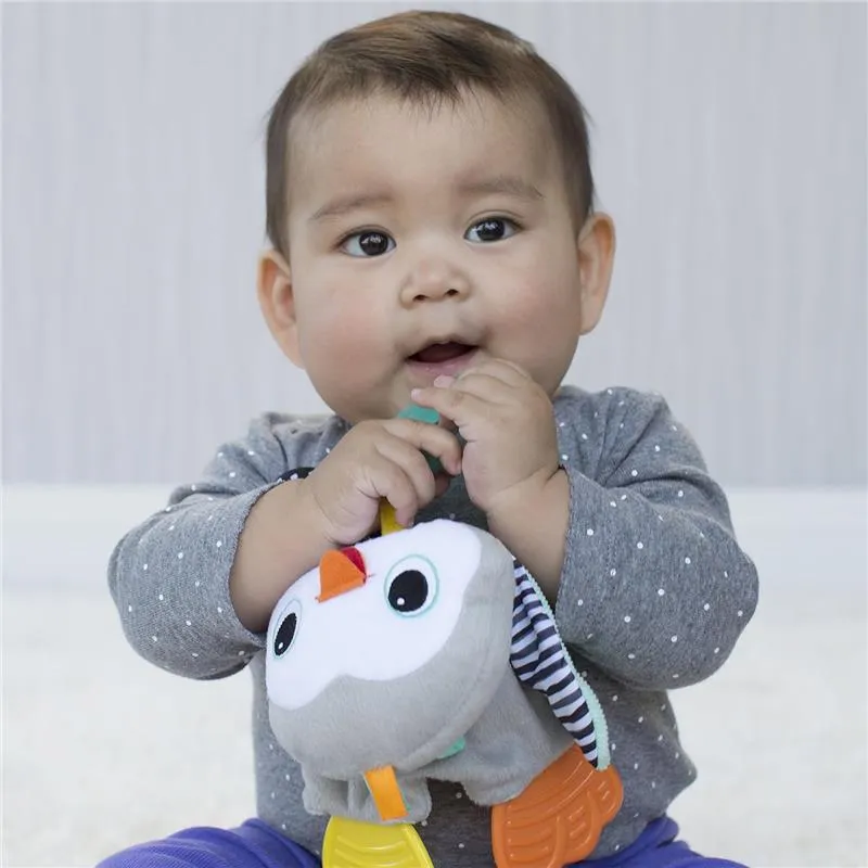 Infantino - Cuddly Teether, Penguin - Image 4