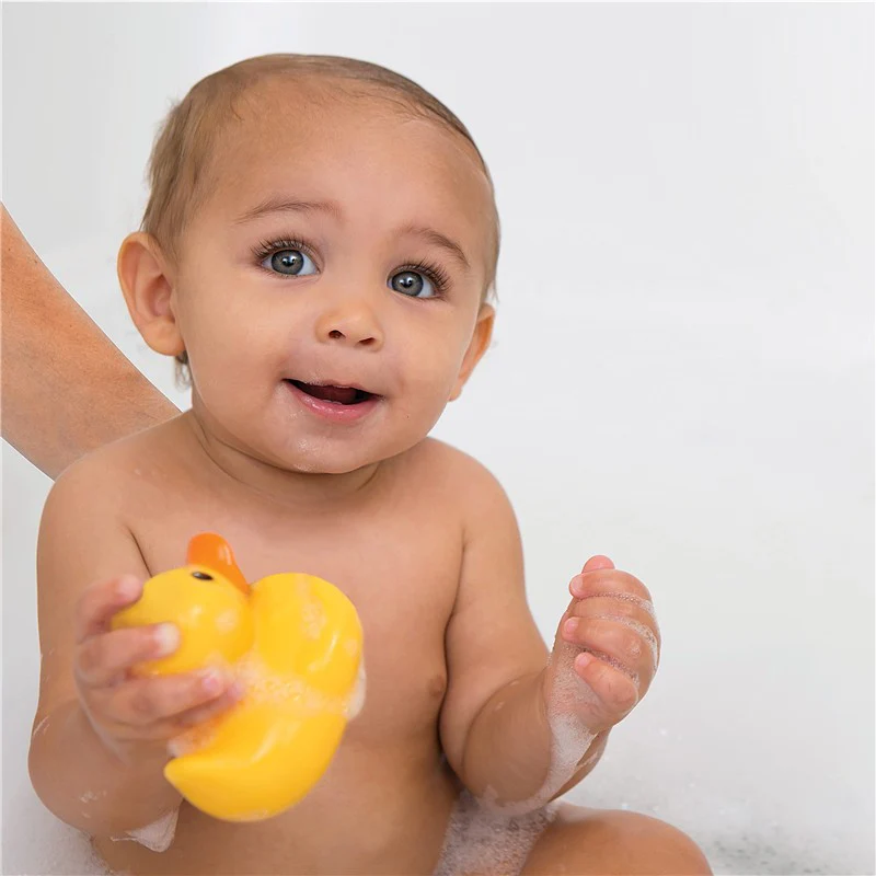 Infantino Duck House, Unisex Multicolor 4-Piece Bath Set - Image 2
