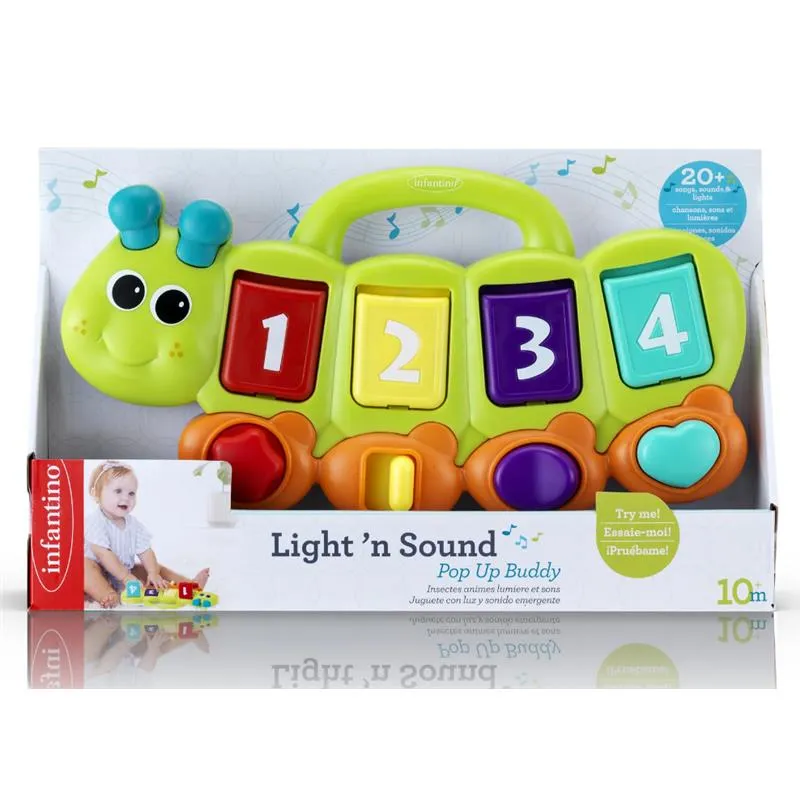Infantino - Light 'N Sound Pop Up Buddy