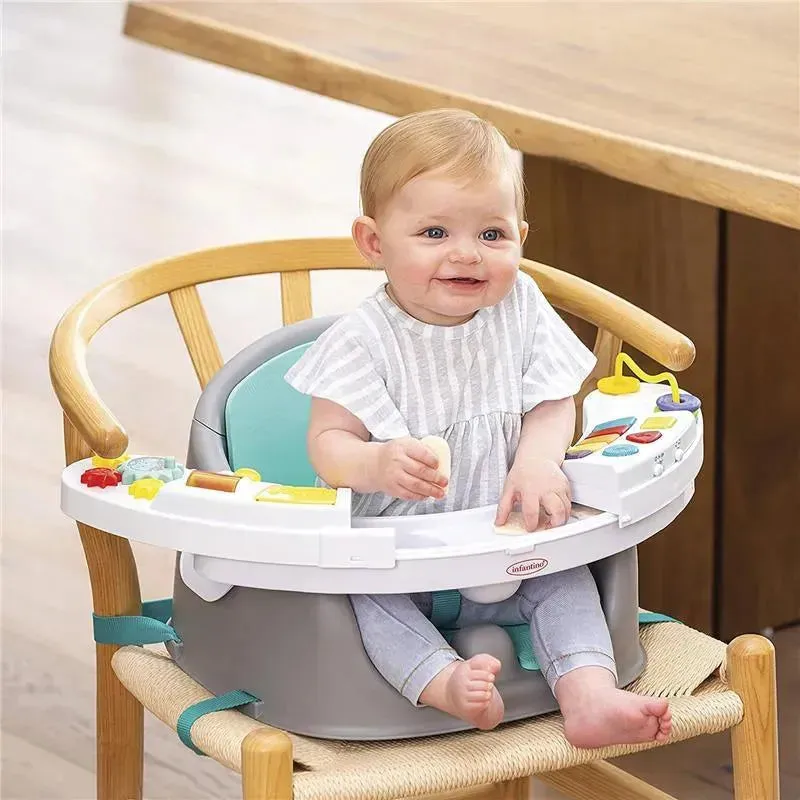 Infantino Music & Lights 3-In-1 Discovery Seat & Booster, Infant Activity Seat and Feeding Chair - Image 4