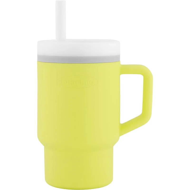 Infantino - My 1St Tumbler - Soft Silicone 9 Oz, Citrus