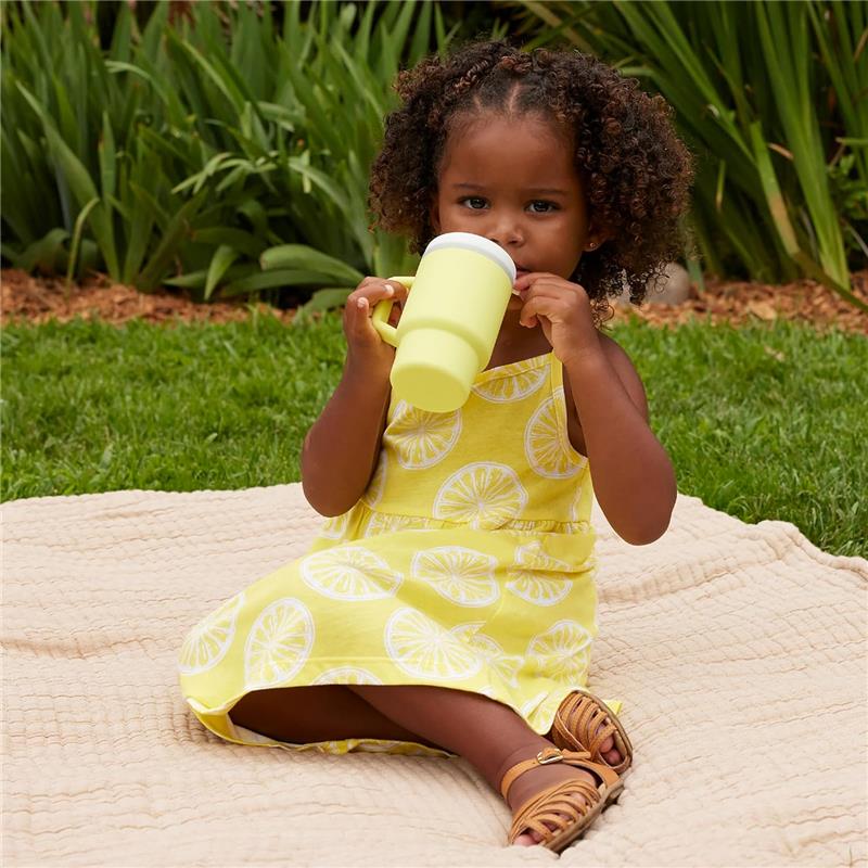 Infantino - My 1St Tumbler - Soft Silicone 9 Oz, Citrus - Image 4