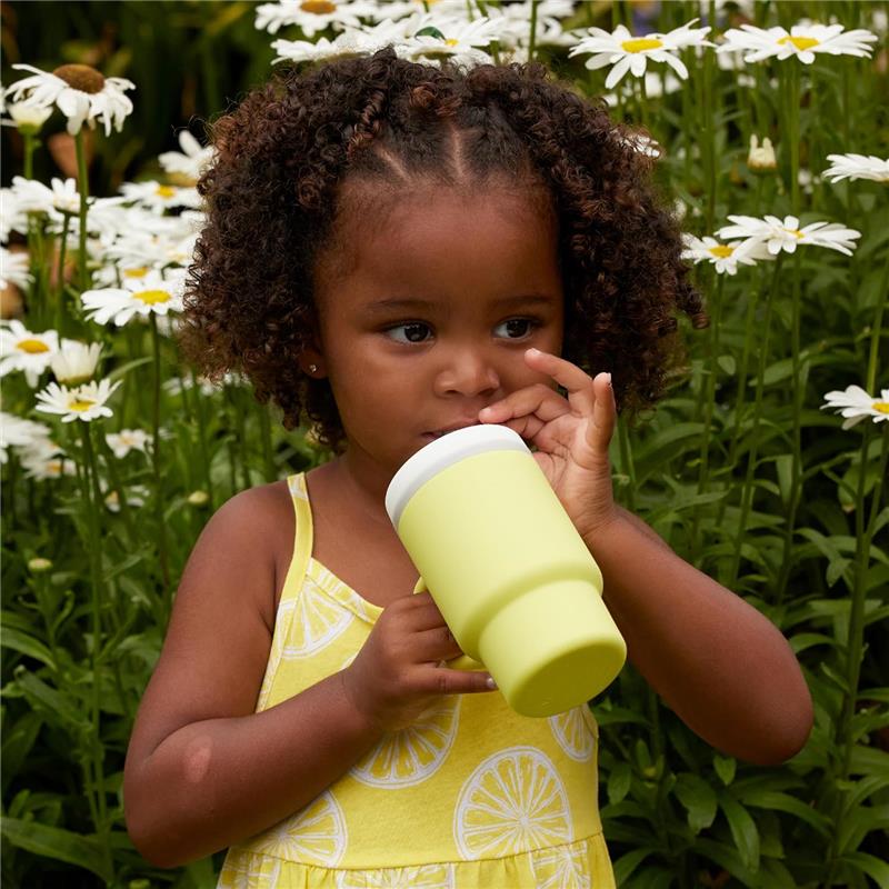 Infantino - My 1St Tumbler - Soft Silicone 9 Oz, Citrus - Image 9