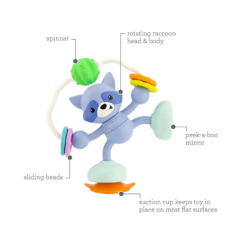 Infantino - Stick & Spin Pal, Raccoon - Image 4