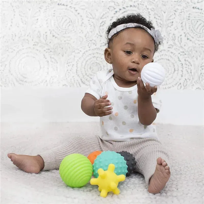 Infantino Textured Multi Ball Set, Multicolor - Image 3
