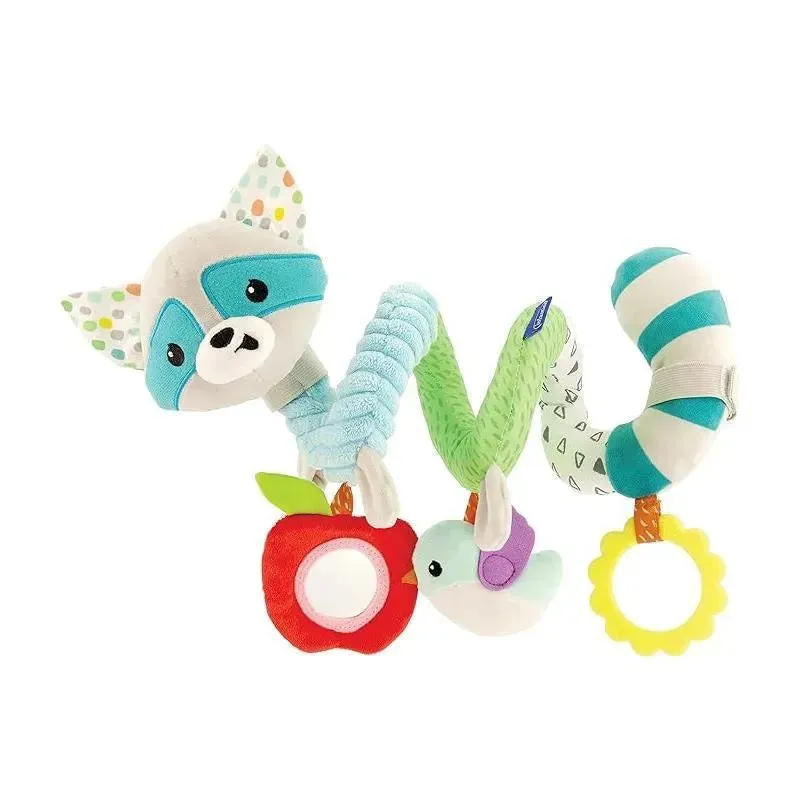 Infantino - Wee Wild Ones - Spiral Activity Toy, Raccoon